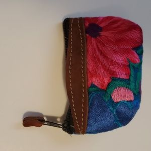 Embroidered Coin Purse